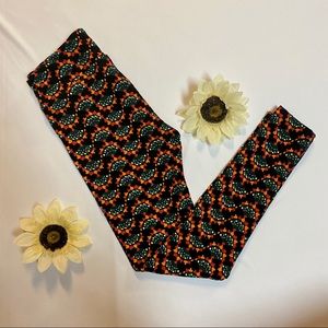 NEW Lularoe OS Multicolor Print Leggings